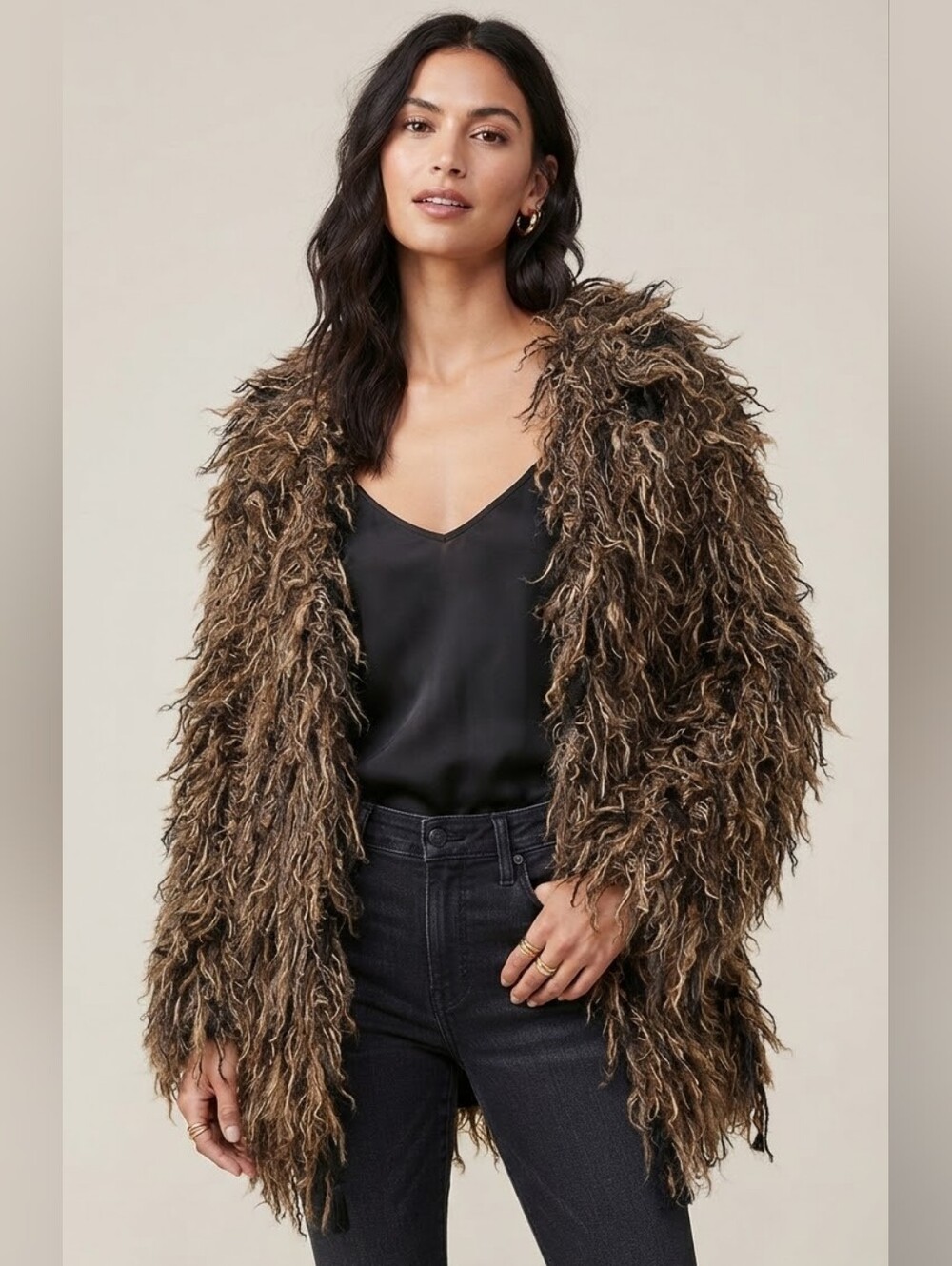 Free People Shaggy Coat